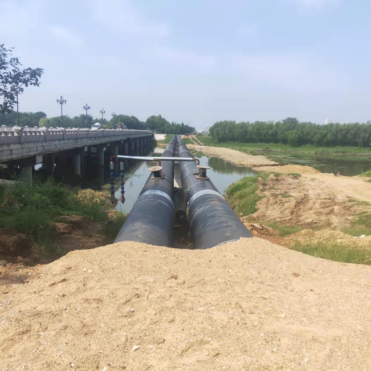 榕江输油管道清洗